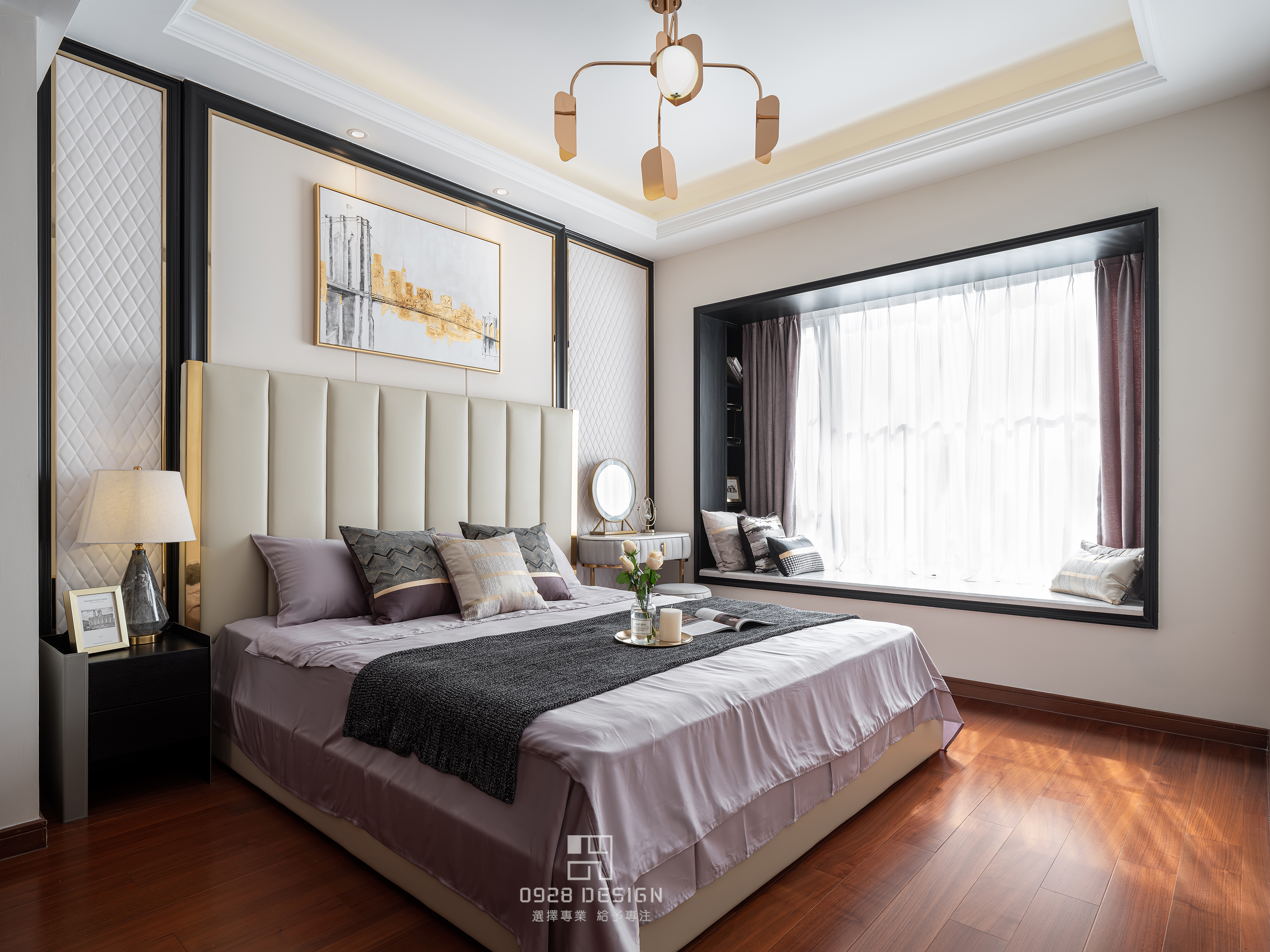 玖龙玺花园的后现代混搭家居设计-31