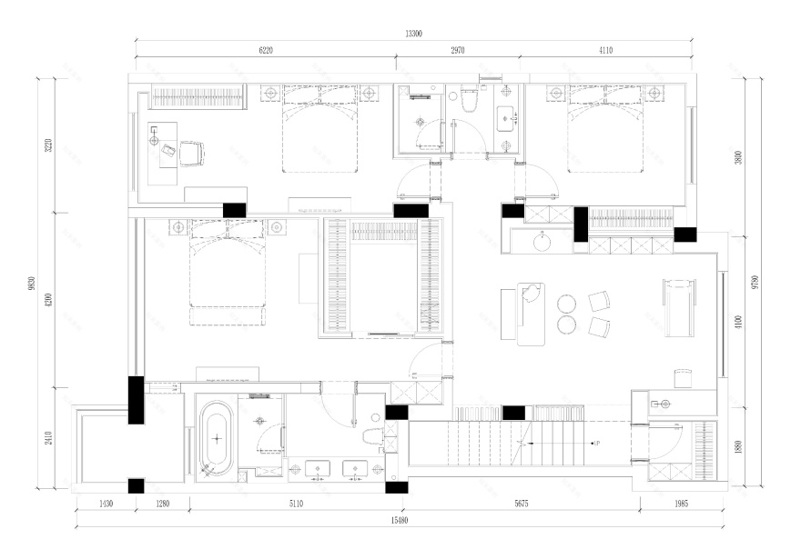 自然成诗 · 沈院室内设计工作室的 256㎡别墅诗意空间-19