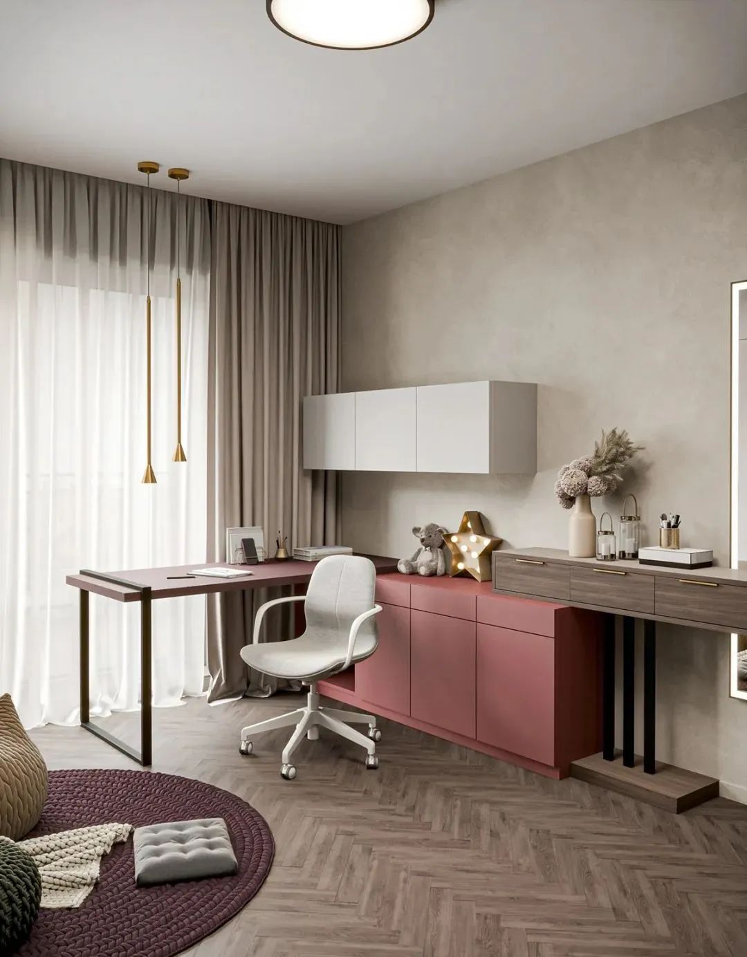 320㎡轻奢双层别墅设计丨Lev Prodaction-35