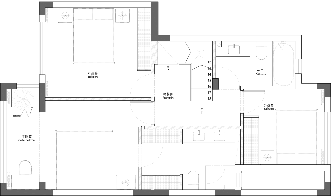 体感 X 中梁首府壹号叠墅丨中国萍乡丨民舍制作空间设计-7