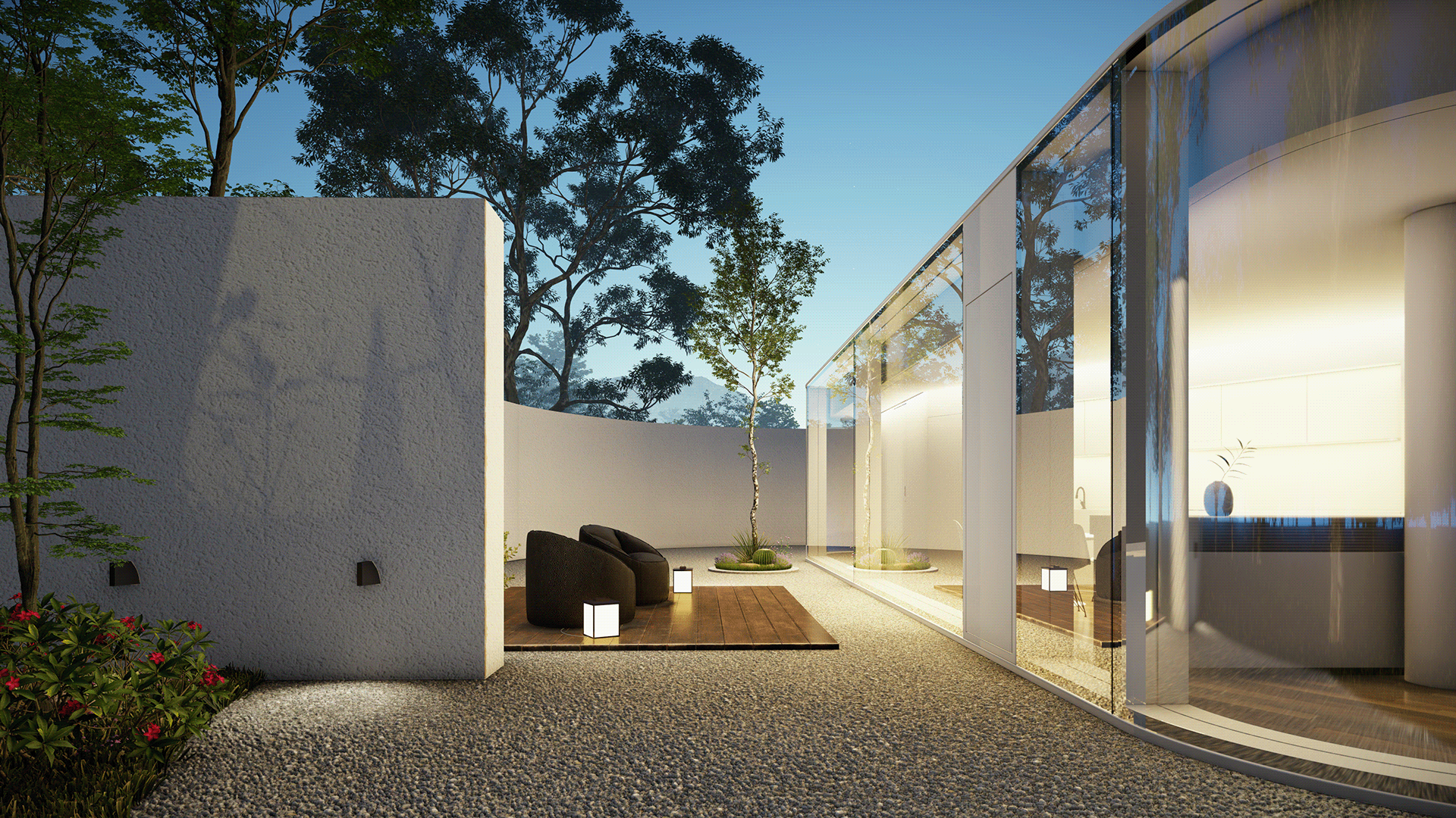 LUMION 课程作业 · 卢加诺住宅渲染-6