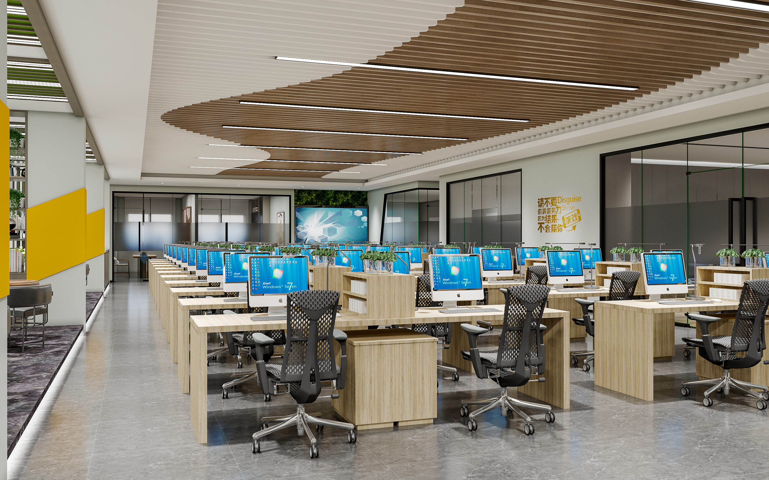 办公室空间设计造境空间丨一家专业做工装,展厅的设计工作室-11