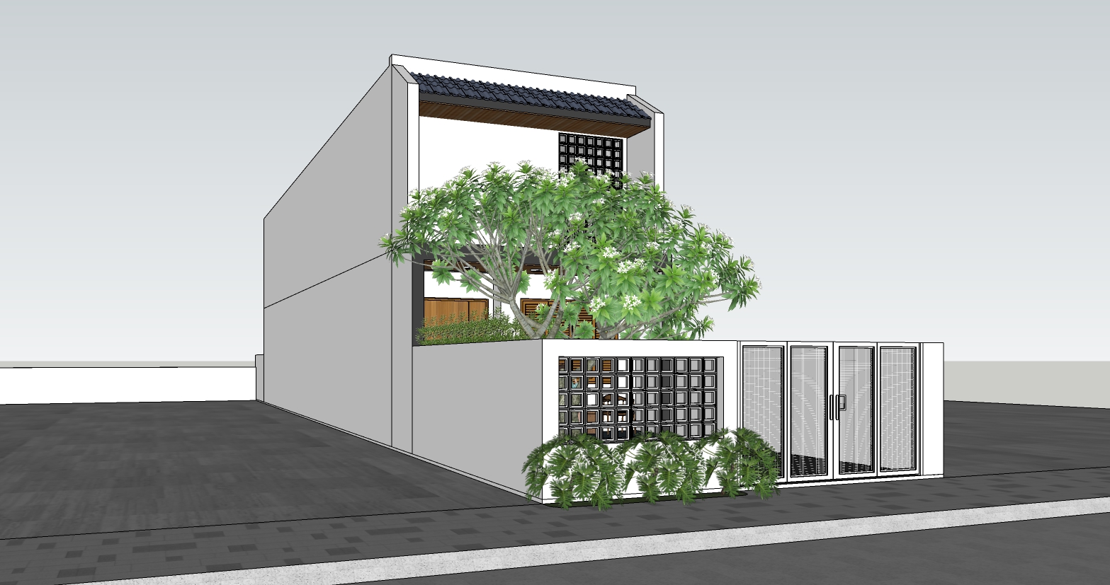 Nhà gác lửng 5x20m cho vợ chồng trẻ-7