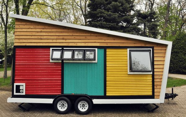 Whimsical 140 Sq.Ft Portable Tiny Box House - Small House Decor-8