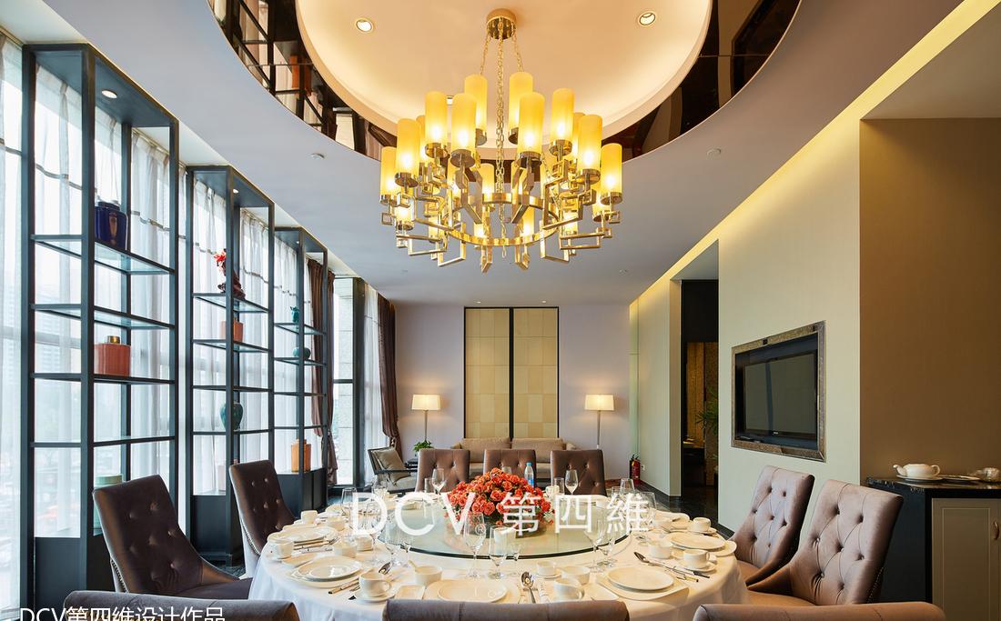西安高端霸气中餐厅设计·粤珍轩时尚粤菜(阳阳国际店)-16