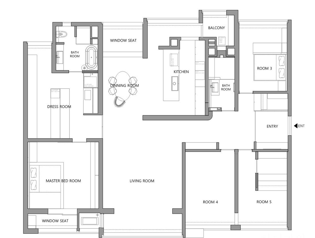 东北郊山水城密云住宅设计丨中国密云-145