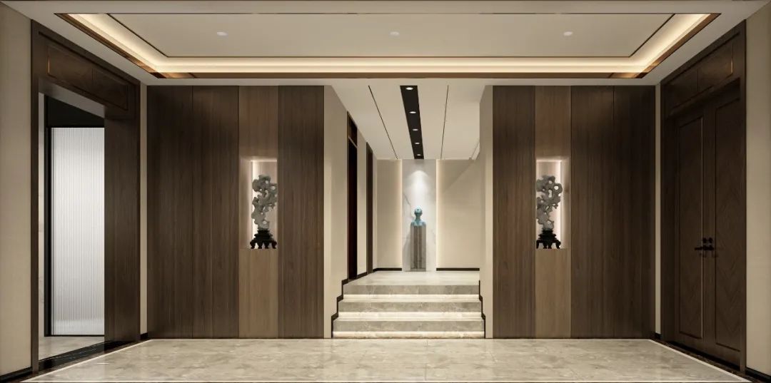 【一鸣设计案例 】918m²别墅大变身，用新中式焕发空间魅力，打造专属空间！-29