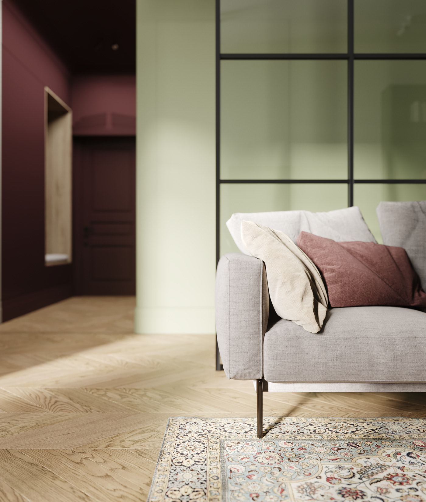 乌克兰基辅小空间公寓设计 很精致-6