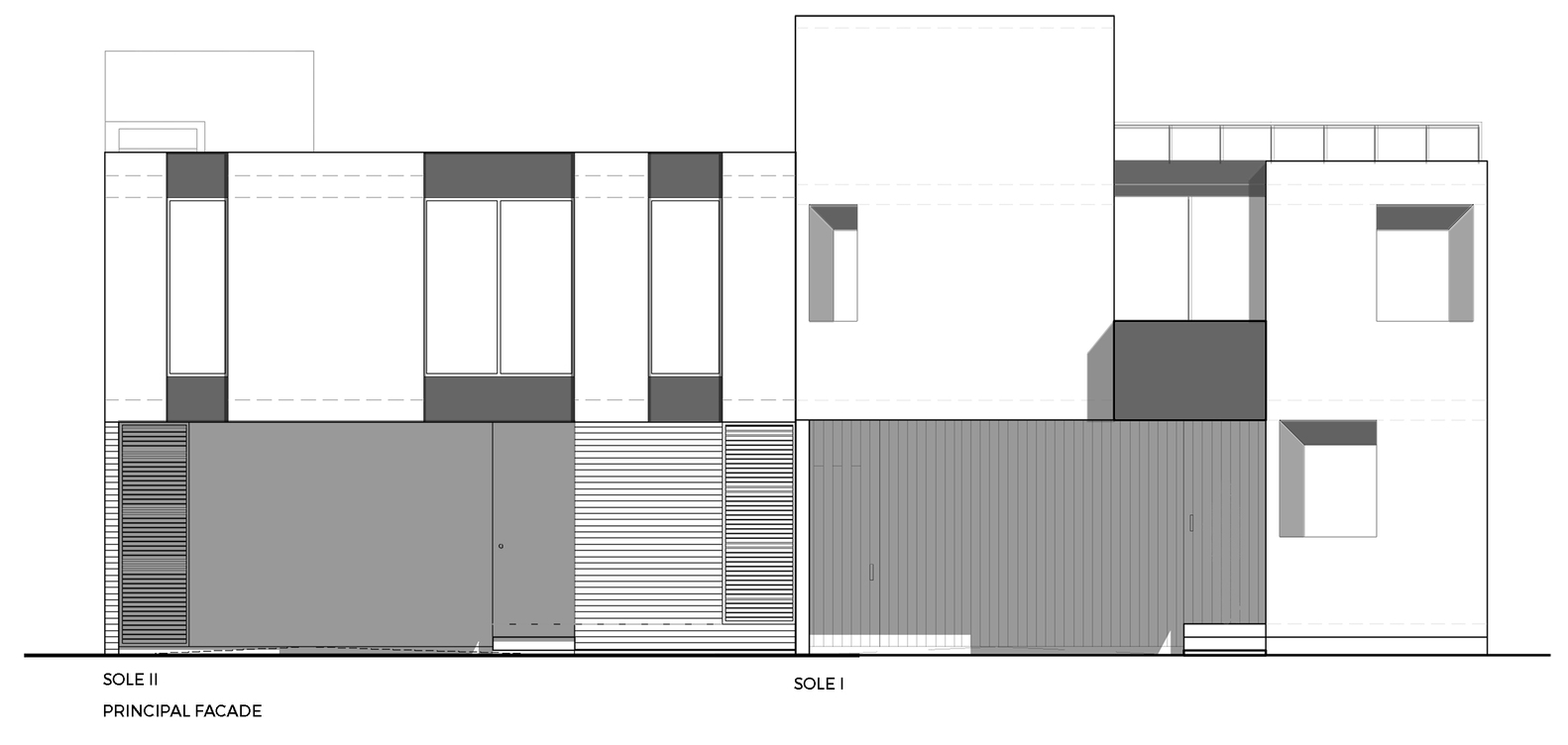 墨西哥双独栋住宅的“庭院”设计-37