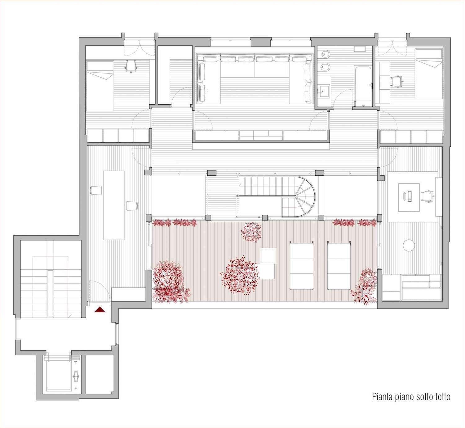 How to use the double height ceiling of a penthouse in a way that creates a sense of openness and transparency   CAANdesign  Architecture and home design blog-22