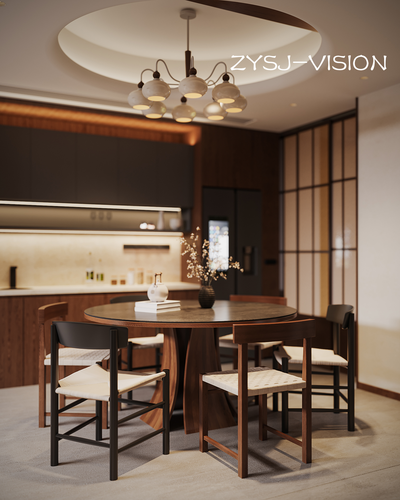 中古别墅 · 穿越时光的质感,黑沙与旋转楼梯的对话-22