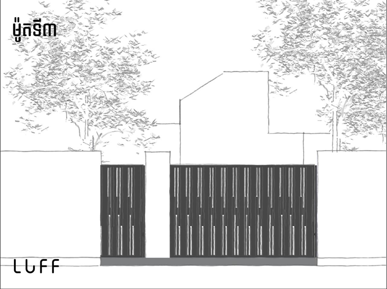 现代大门丨柬埔寨金边市丨Luff Studio-7