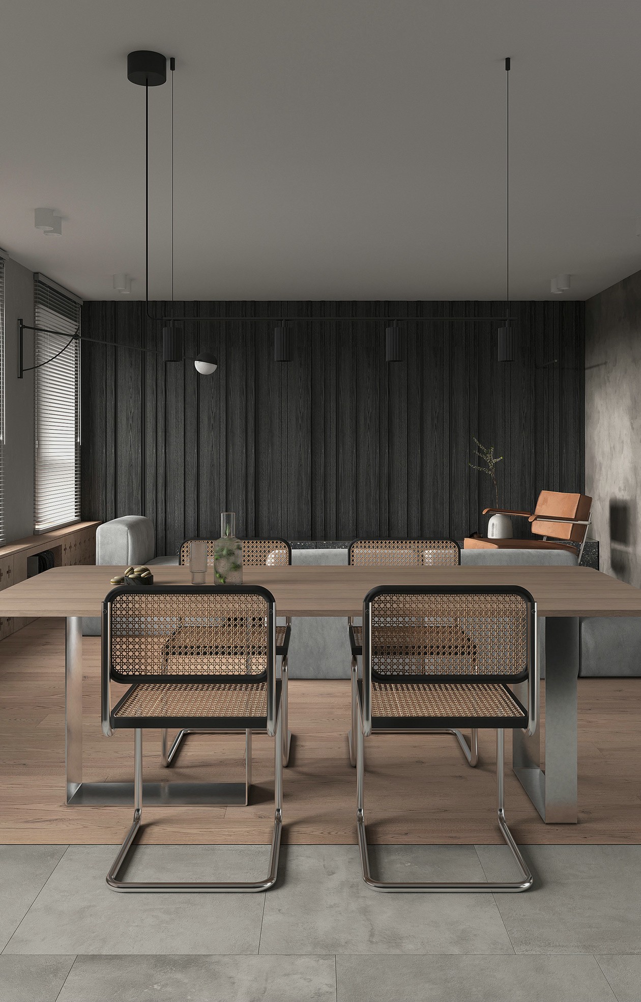 90㎡极简风公寓设计-13