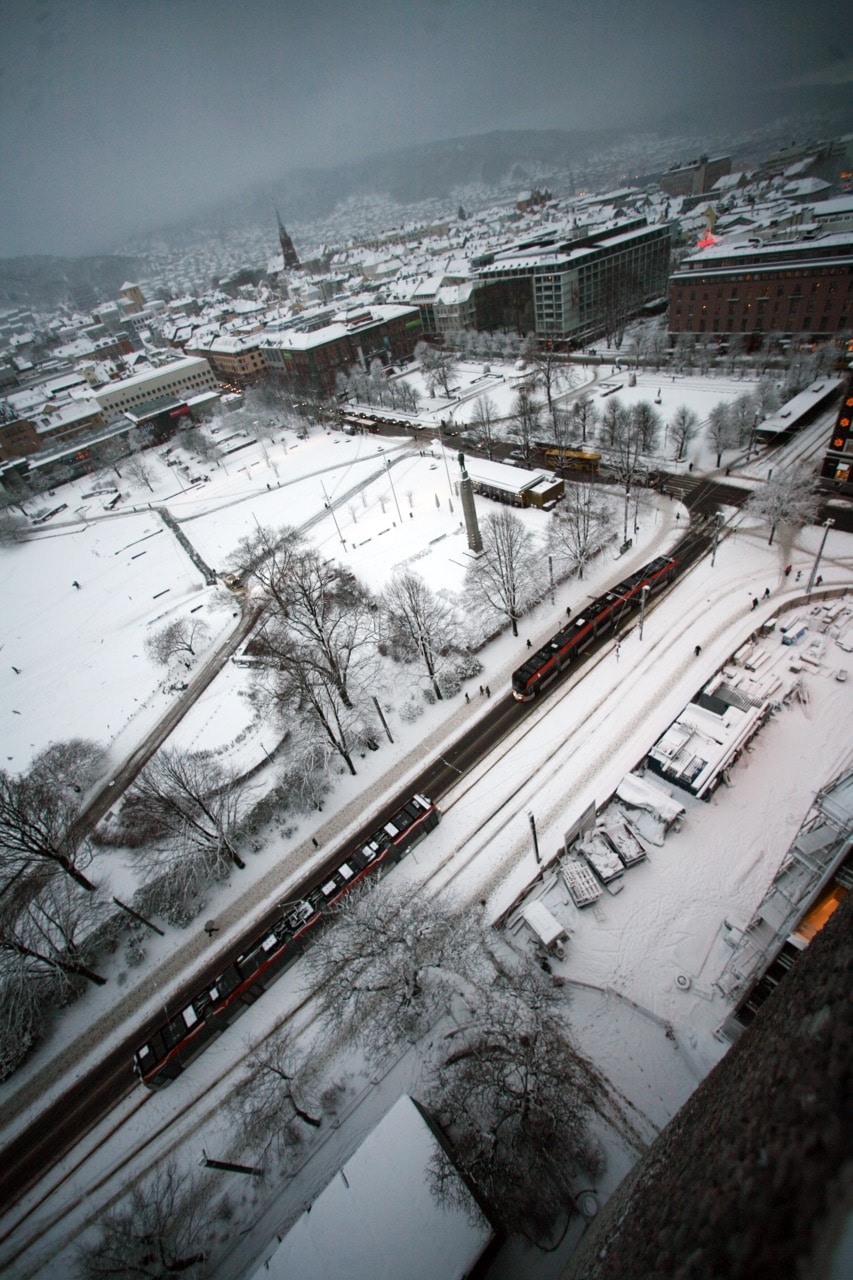 卑尔根轻轨景观（注：Bybanen一般指挪威卑尔根的轻轨系统，landskap在挪威语里有景观、风景之意，结合常见语境给出此翻译） -35