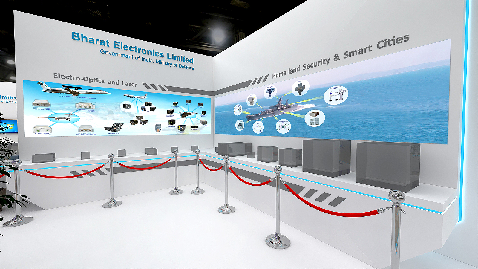 Concept design for BEL for Aero india 2023-9