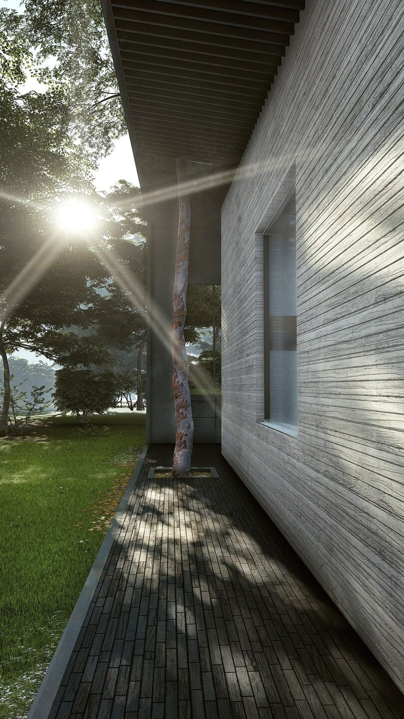 三角形的独立别墅 · Heram Architects 的绿色温室设计-12