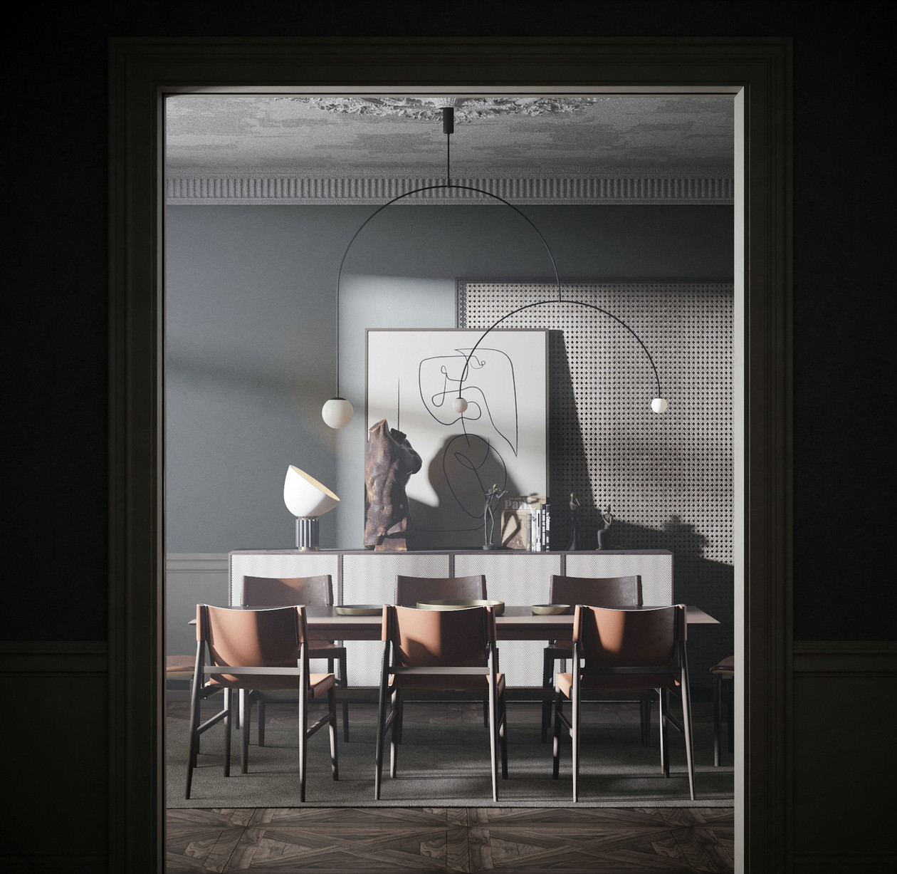 中性色彩与简洁线条构成的纳维亚风格公寓-5