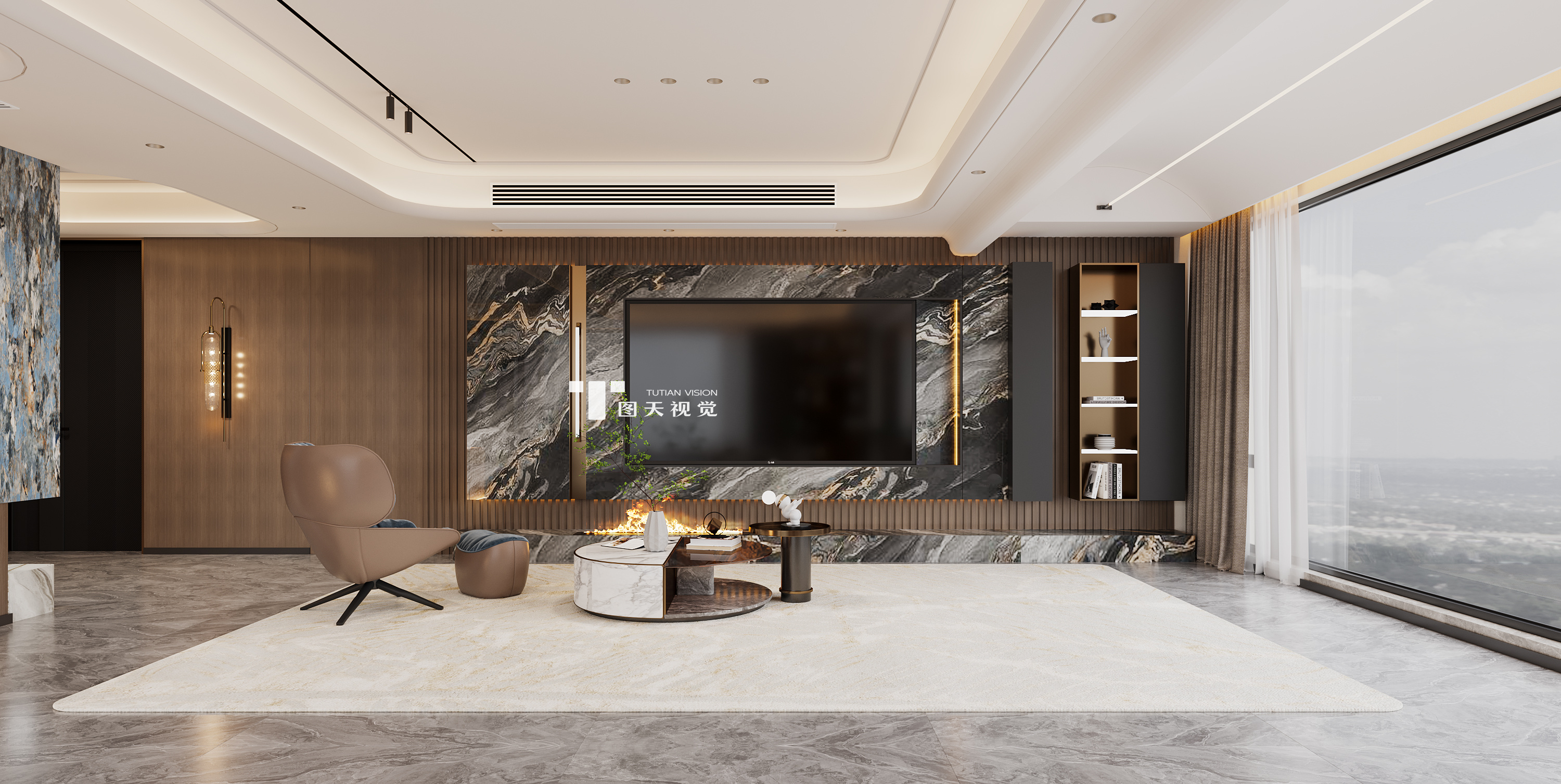 意式高奢大平层 · 质感与美学交织-0