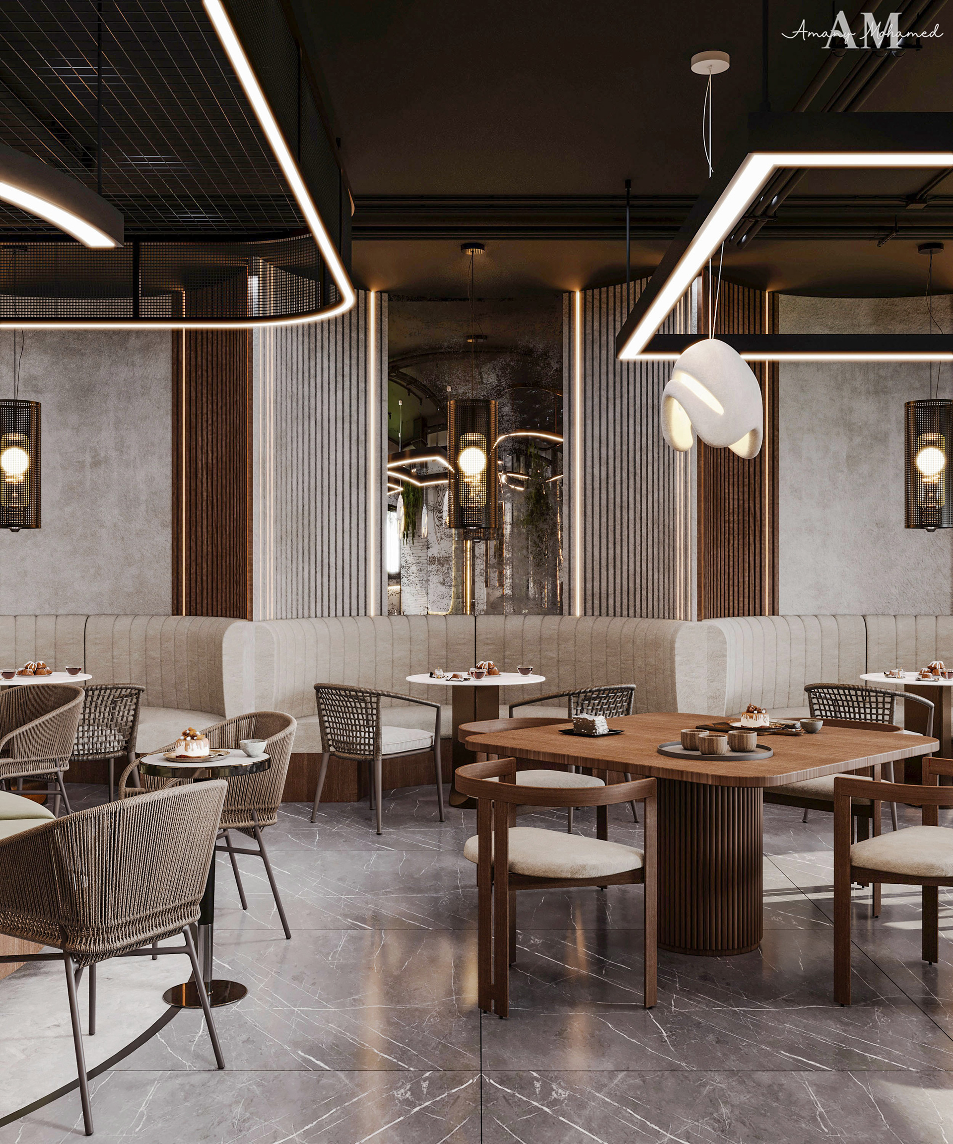 "Lava Cake" Restaurant Visualization-13