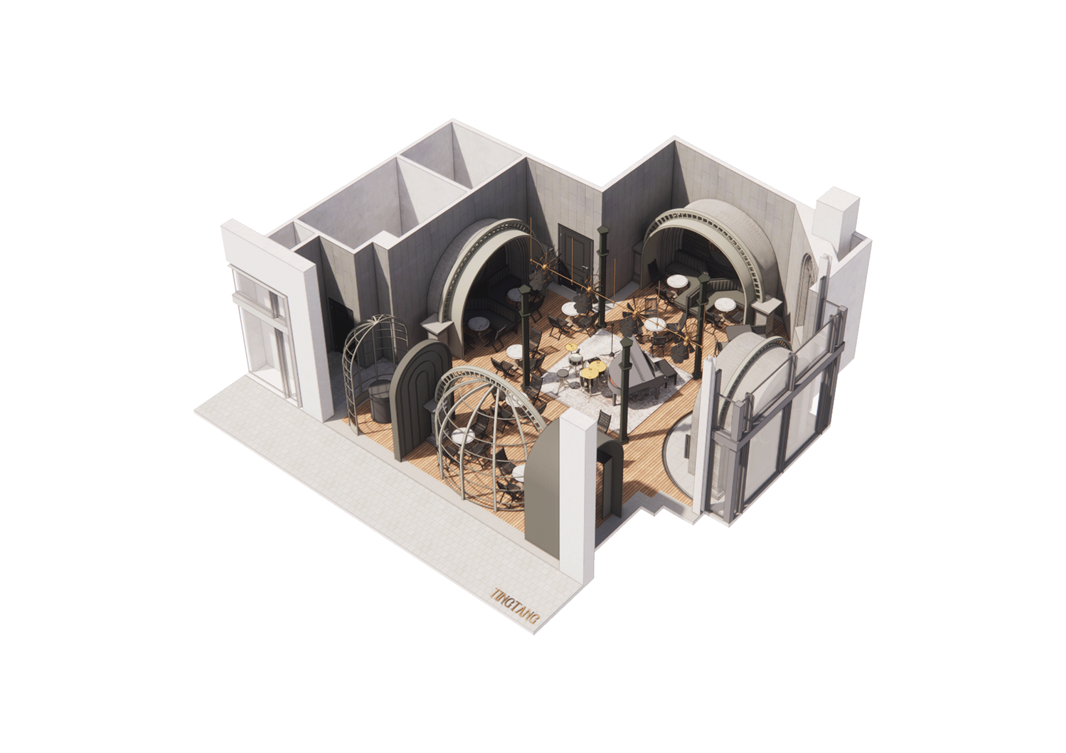 TINGTANG BAR · 厅堂丨中国南京丨TRIOSTUDIO三厘社-21