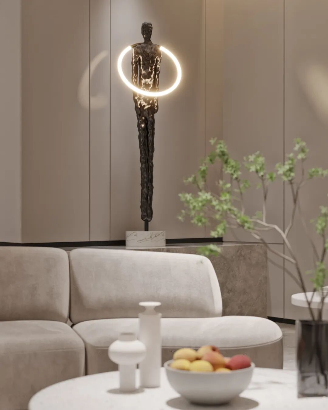 香龙湾|温和有序的家-20