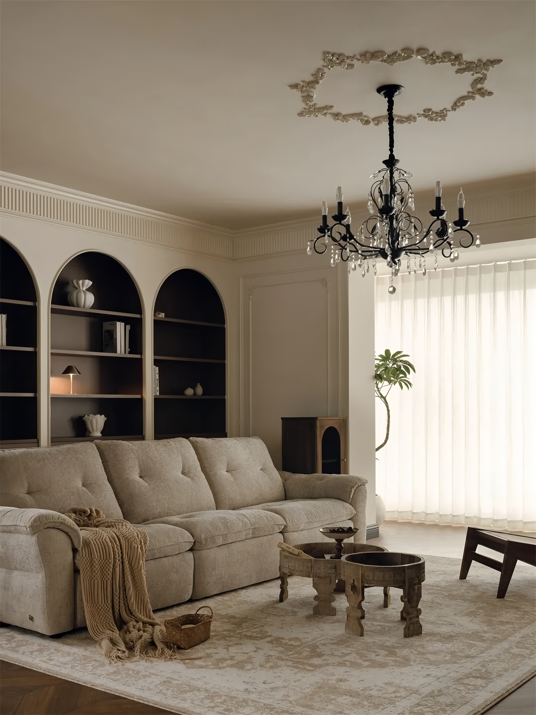 西安龙湖景粼天旭 166㎡丨中国西安丨几何空间设计-20