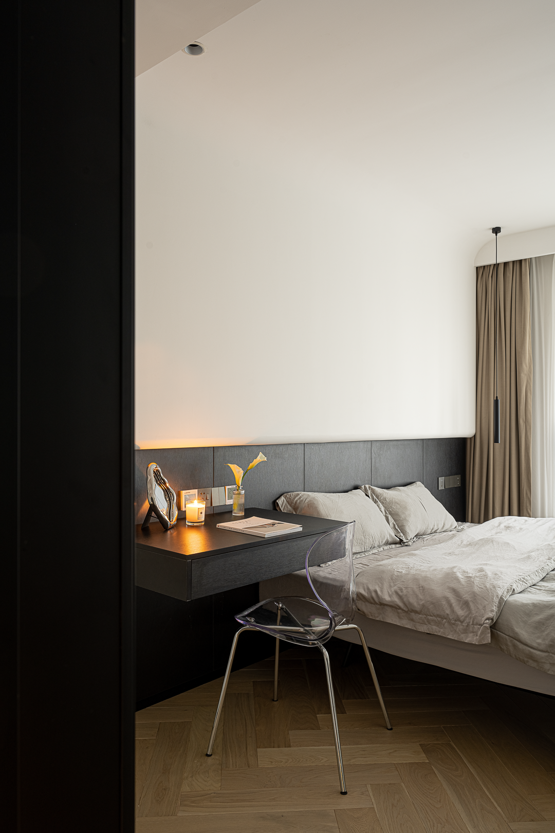 奶油风简致居所丨中国无锡丨悟塬空间设计-45