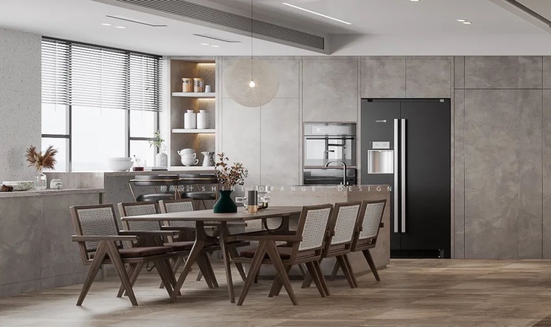 《橙熹设计》全案设计,侘寂风格,自然简约-37