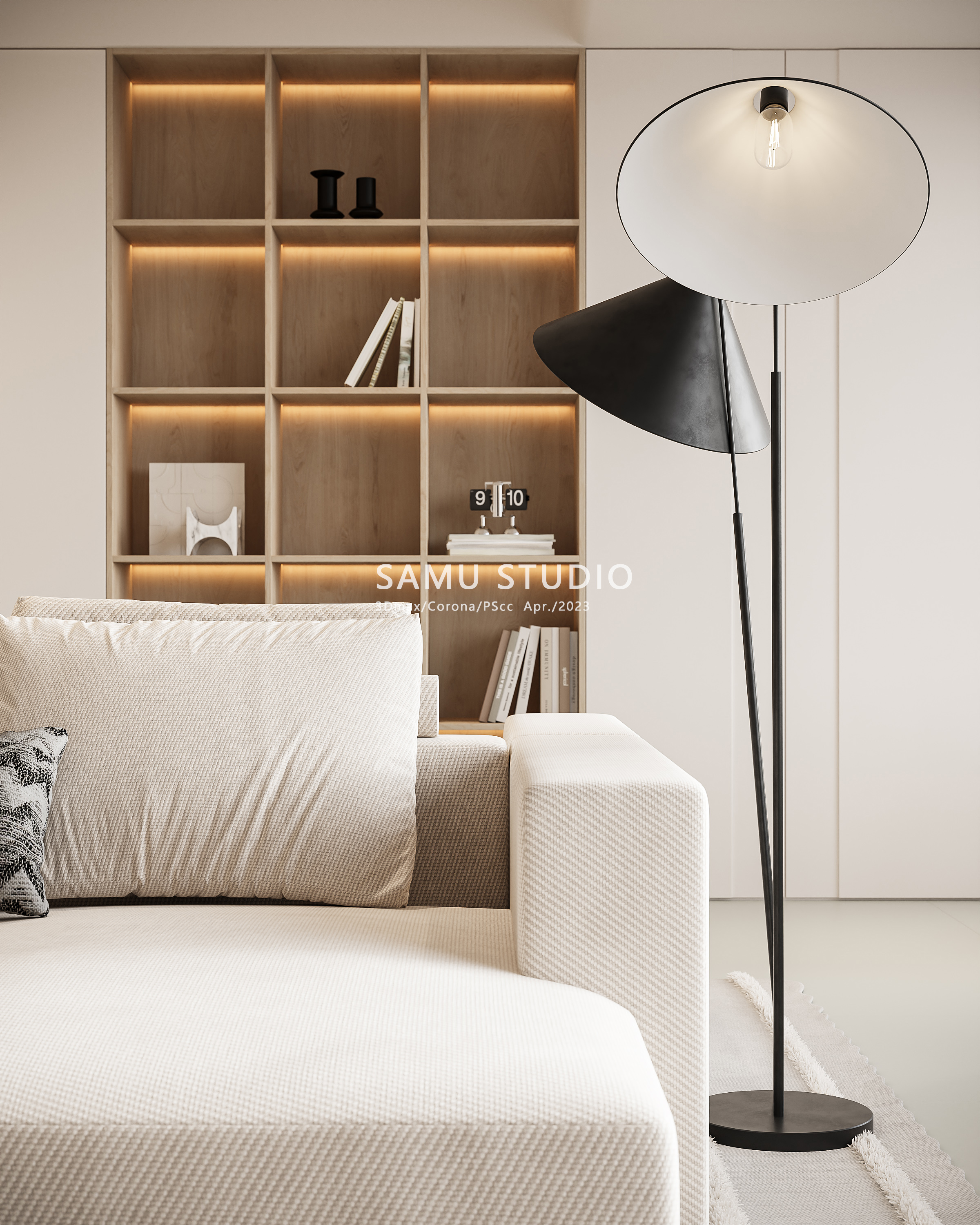 奶油风客餐厅丨SAMU STUDIO-7