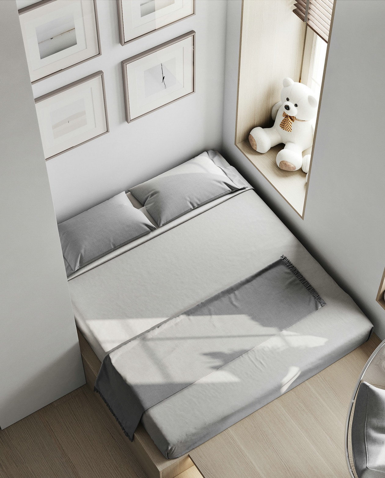 60㎡小空间公寓设计-10