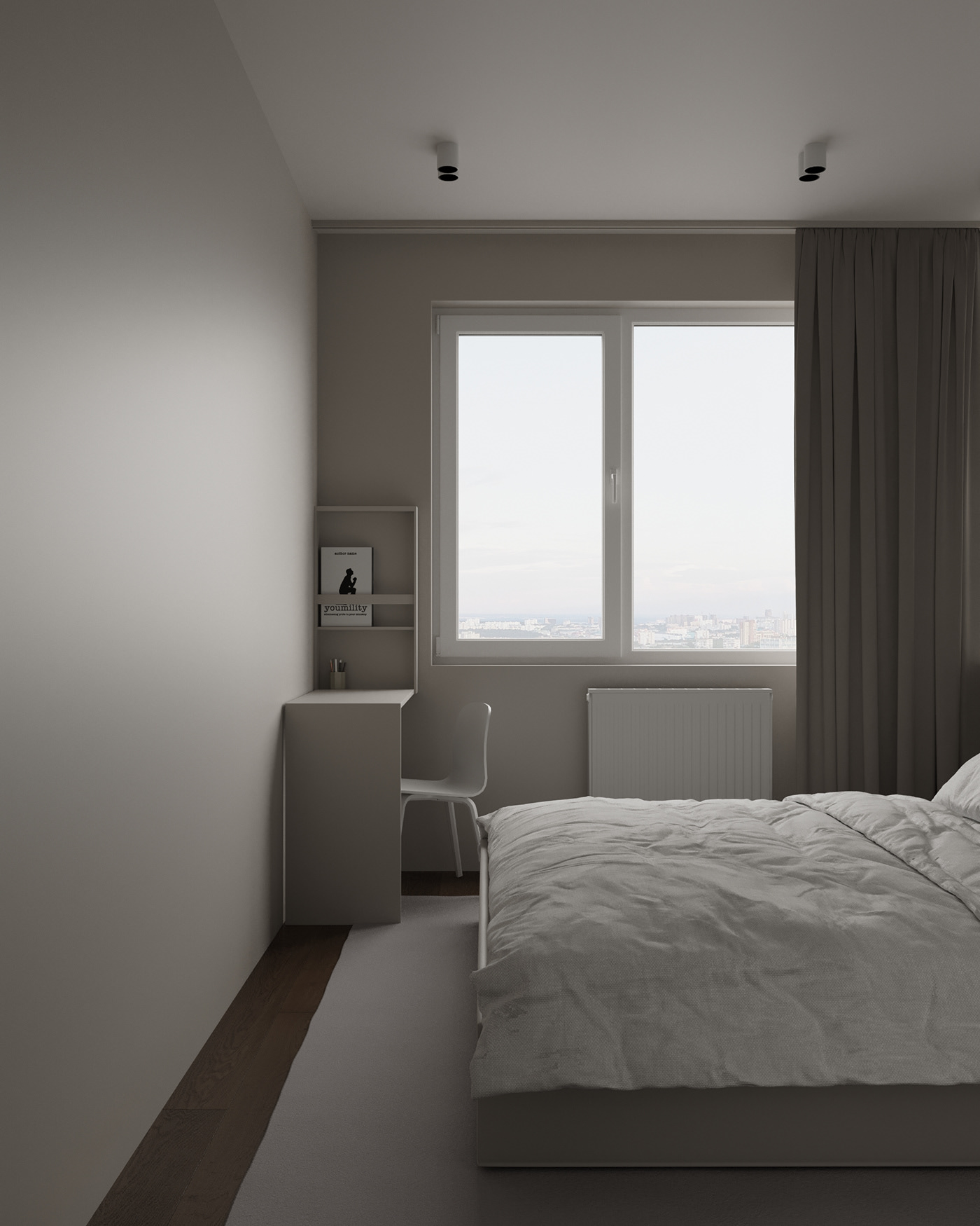 中性色系住宅设计 既简静又舒适-14