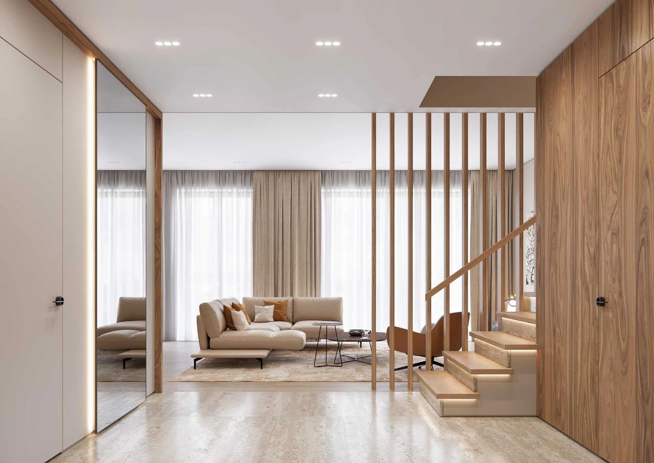 原木空间现代住宅丨Ab Architects-2