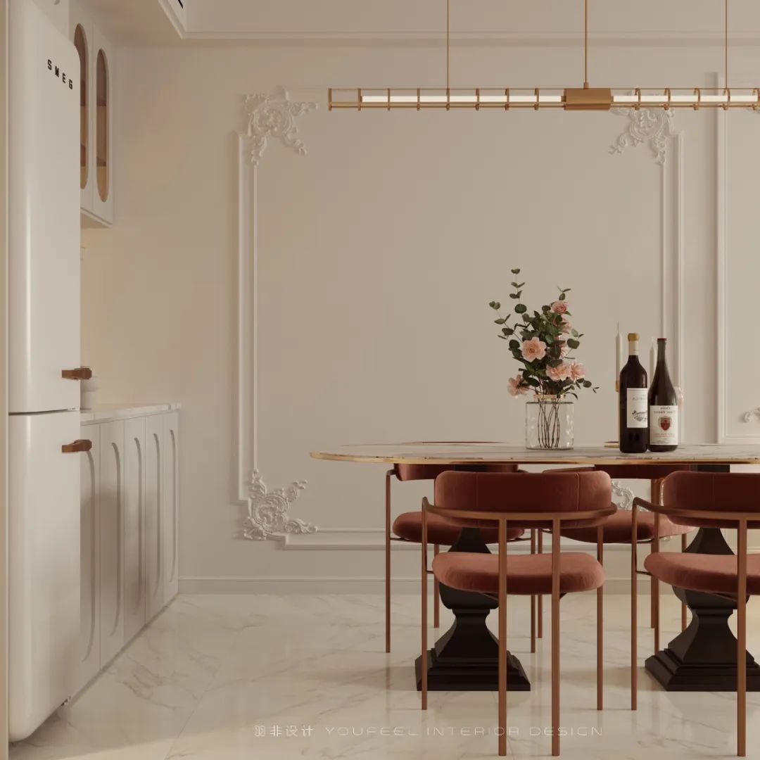 柳州白沙轻法式混搭住宅丨中国柳州丨羽非设计事务所-37