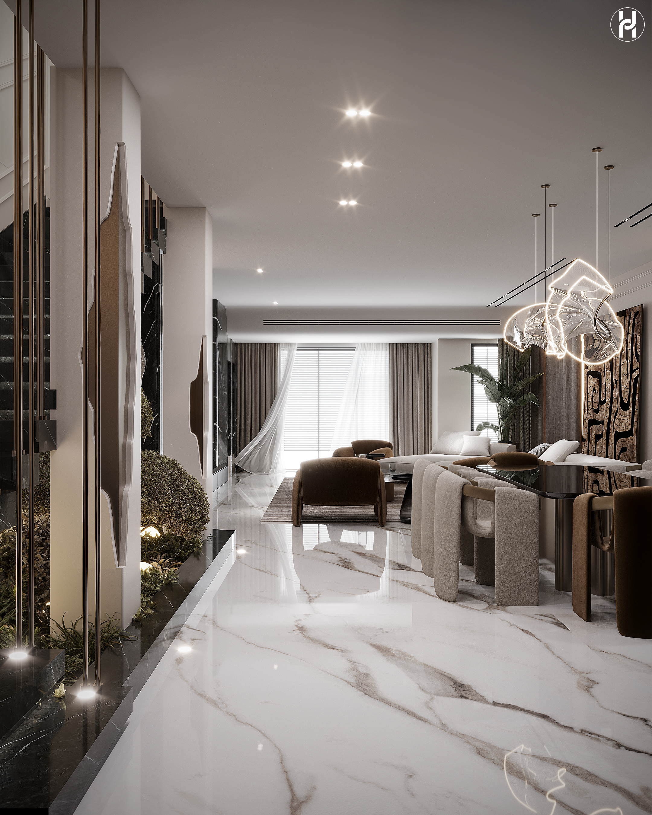 新接待处设计丨埃及丨SALMA SOBHY-16