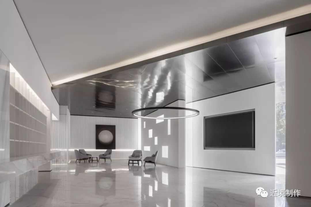 绿城凤起玉鸣城市展厅——白色丛林中的光影艺术-21