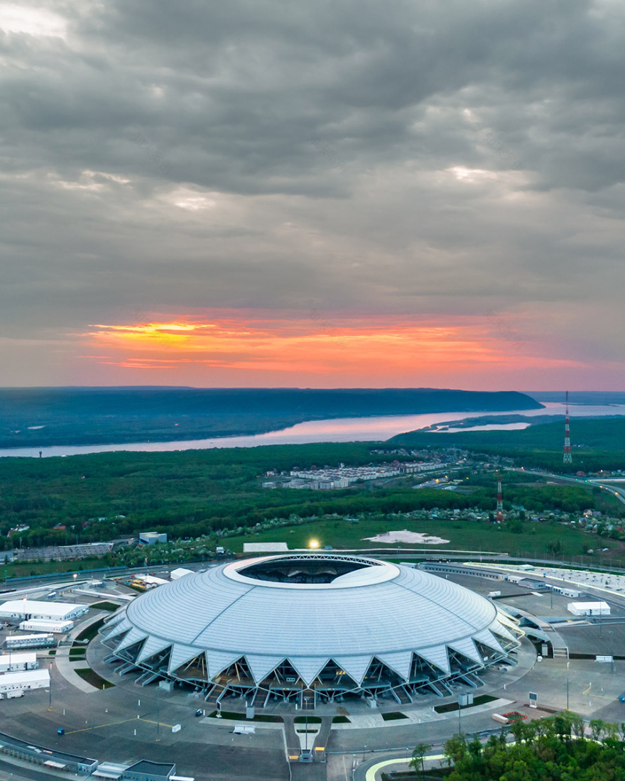 俄罗斯 Samara 足球场丨PI ARENA-21