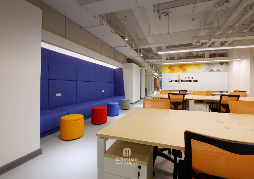 【临水装饰】凯鸿广场联合办公项目装修设计欣赏-13