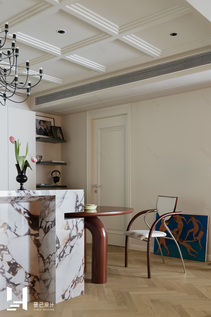 研己实景 · 113㎡法式家的新玩法丨中国芜湖丨研己设计-19