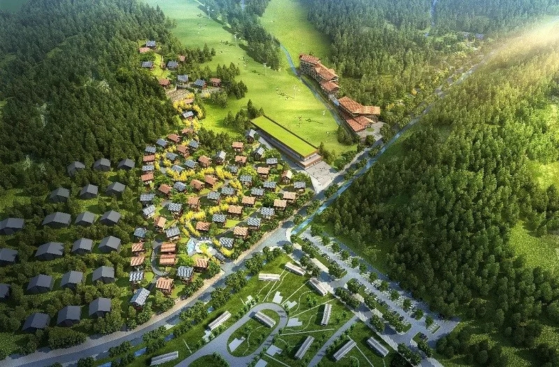 海坨山瑞士乡村风格度假小镇丨中国张家口-26