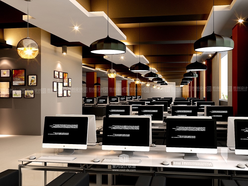昆明专业网咖装修设计效果图分享 昆明网咖装修设计-42