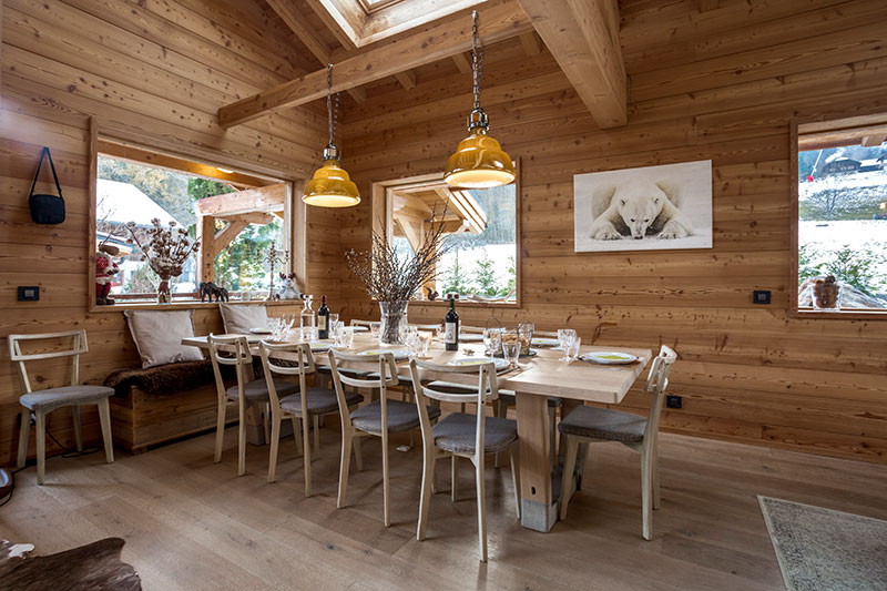 法式阿尔卑斯山现代红 ski  Chalet-8