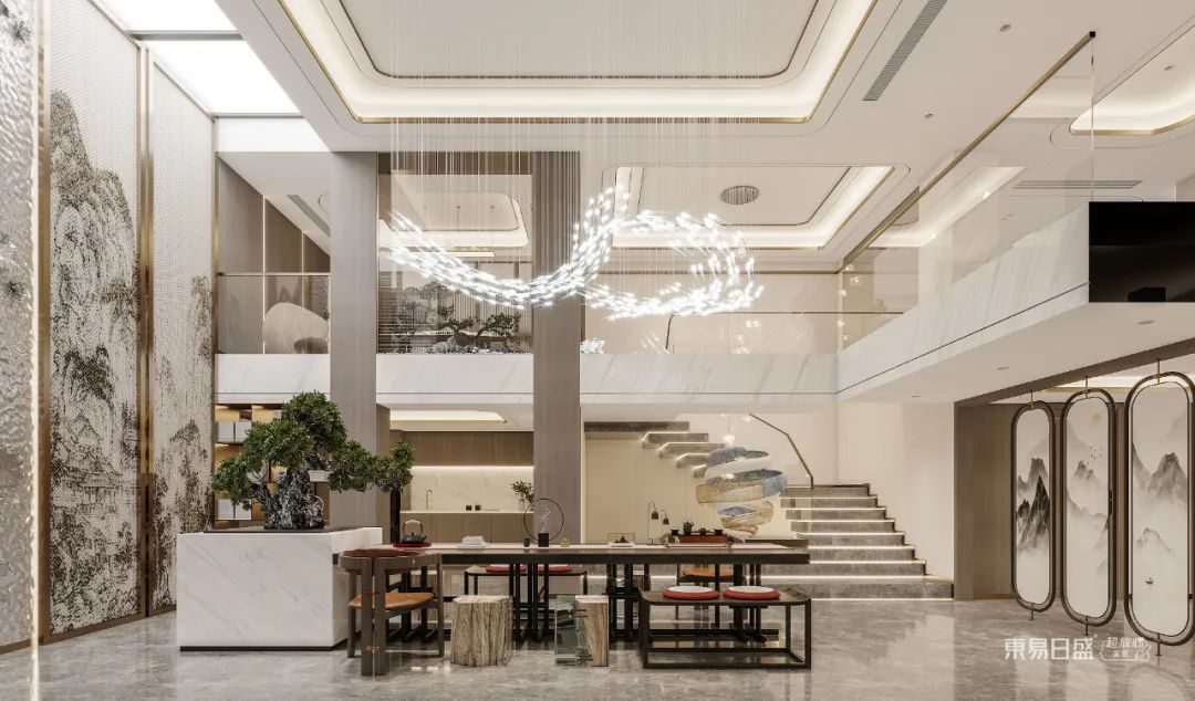 清韵东方 · 550㎡新中式风格别墅设计-8