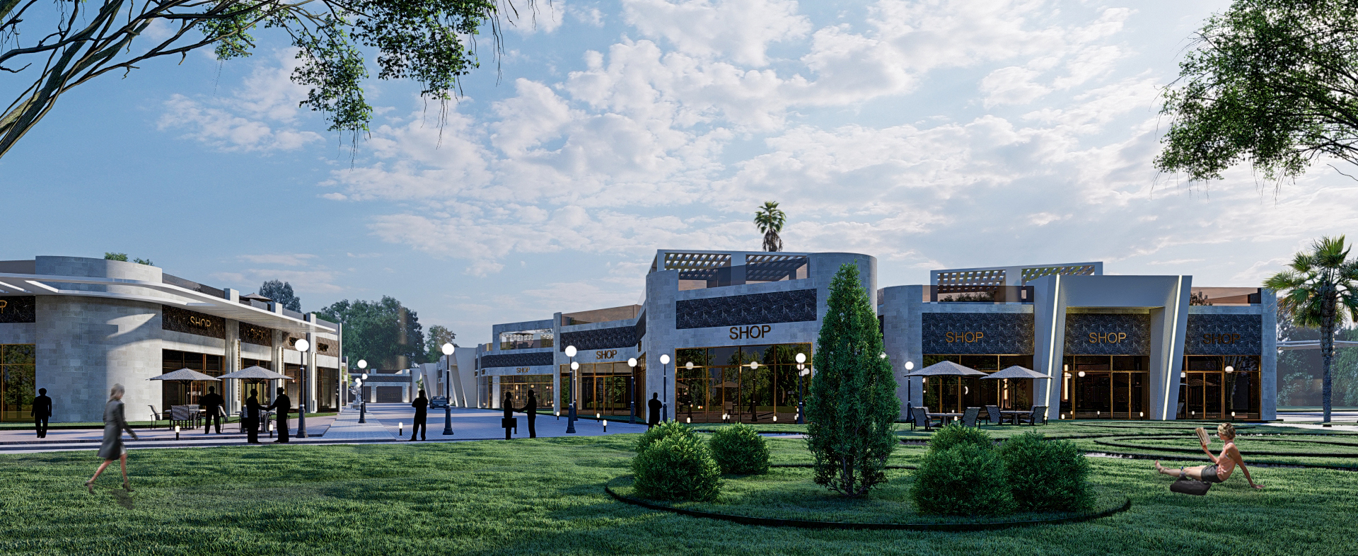 Zawaya walk mall design UAE-1