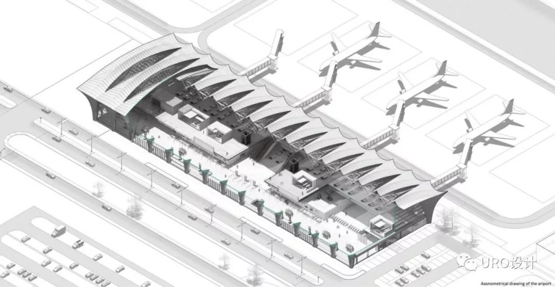阿勒泰轻盈“天鹅”机场 | 自然采光与白色梦幻空间的完美结合-4