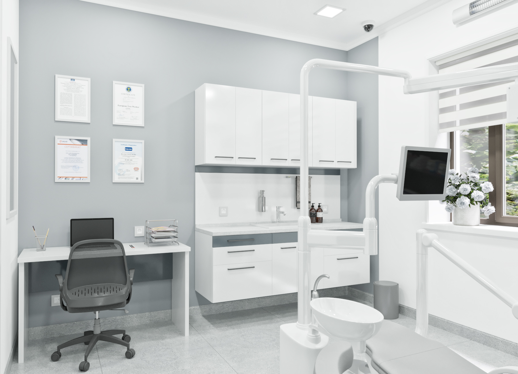 Dental Clinic - dental clinic interior design-15