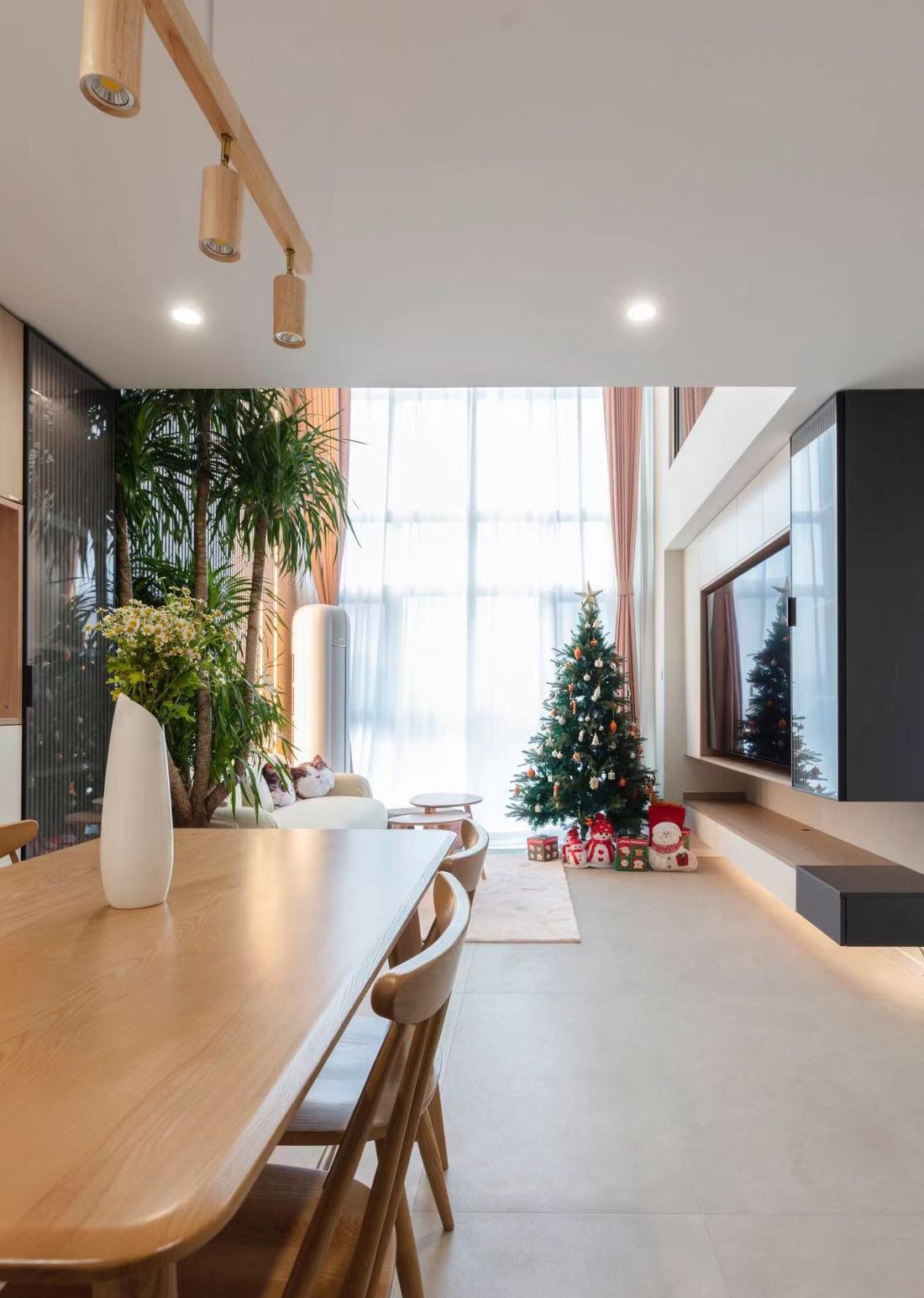 浪漫小夫妻的温馨婚房 | 简约原木与奶白系的完美融合-12