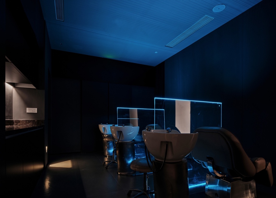 现代中古风理发店丨中国杭州丨尔景空间设计-40