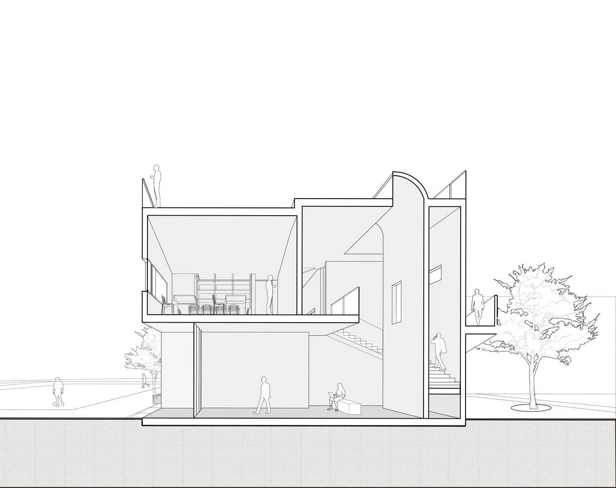 Heyuan Huilong Village Party Service Center: 古朴乡村与现代建筑的完美融合-15