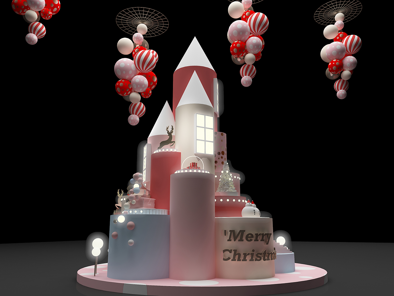 “有你的圣诞节”|空间|展陈设计|渡非_原创作品-7