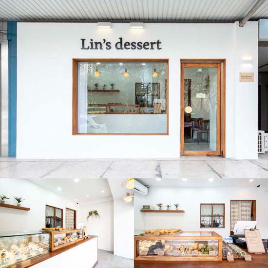 白色调 9 坪甜点店，木质点睛之美-1